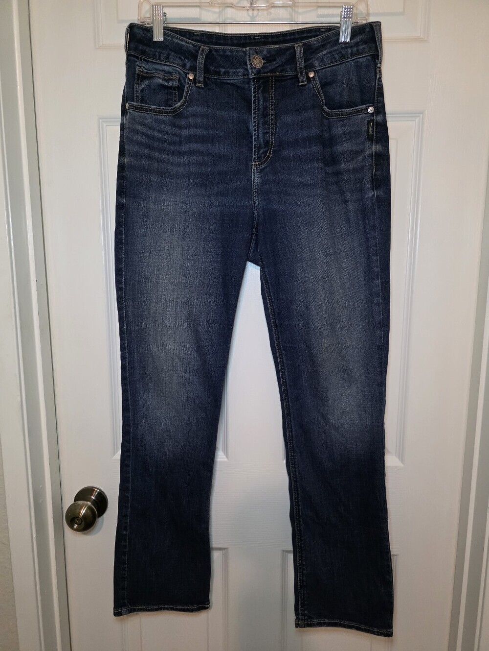 Silver Jeans Avery Straight Jeans Womens 32x29 Blue